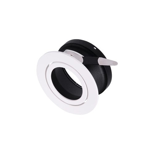 Integral LED Accentplus Downlight For Led Gu10 55Mm Cutout Ip20 White 20 Deg Two Sides Tiltable - ILDL55N013
