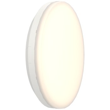 Ansell Lighting AMER1/1/W/DD3/SM3 Mercurial 1 IP54 Multi-Wattage CCT Selectable White LED Bulkhead - DALI Dimmable, Emergency, Self-Test
