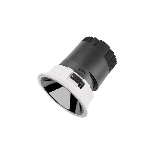 Integral LED Accentpro Led Downlight 24 Deg Beam Angle 120Mm Cutout 30 Deg Tiltable 355 Deg Rotatable 25W 1725Lm 66Lm/W 3000K Cri90 Mirror Silver Round 34Vdc 600Ma Without Driver - ILDL120P012