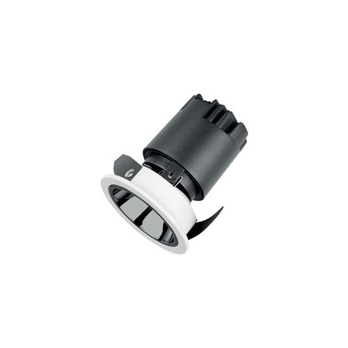 Integral LED Accentpro Led Downlight 42 Deg Beam Angle 50Mm Cutout 30 Deg Tiltable 355 Deg Rotatable 5W 334Lm 66Lm/W 3000K Cri90 Mirror Silver Round 34Vdc 120Ma Without Driver - ILDL50P005