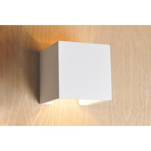 Integral LED Kozani Indoor Decorative Plaster Wall Light Ip20 For 1 X G9 White Integral - ILDEC006