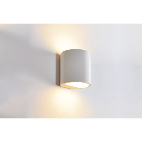 Integral LED Larissa Indoor Decorative Plaster Wall Light Ip20 For 1 X G9 White Integral - ILDEC001