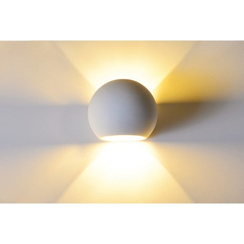 Integral LED Serres Indoor Decorative Plaster Wall Light Ip20 For 1 X G9 White Integral - ILDEC002