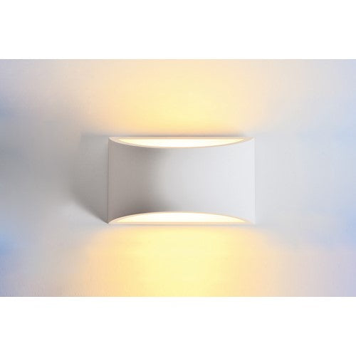 Integral LED Galatsi Indoor Decorative Plaster Wall Light Ip20 For 1 X G9 White Integral - ILDEC013