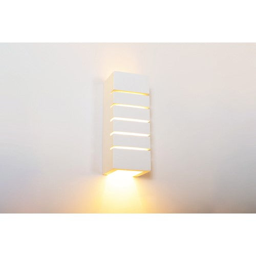 Integral LED Rafina Indoor Decorative Plaster Wall Light Ip20 For 1 X E14 White Integral - ILDEC010