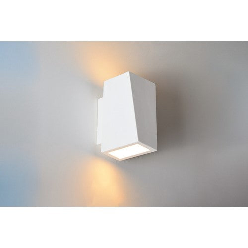 Integral LED Kastoria Indoor Decorative Plaster Wall Light Ip20 For 1 X G9 White Integral - ILDEC009