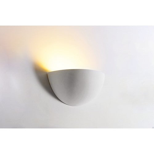 Integral LED Florina Indoor Decorative Plaster Wall Light Ip20 For 1 X E14 White Integral - ILDEC008