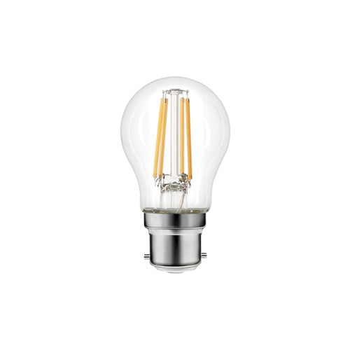 Integral LED Omni Filament Golf Ball Bulb B22 470Lm 3.4W 2700K Dimmable 330 Beam Clear Full Glass - ILGOLFB22DC062