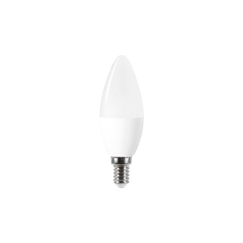 Integral LED Candle Bulb E14 470Lm 4.9W 5000K Non-Dimm 250 Beam Frosted Integral - ILCANDE14NF061