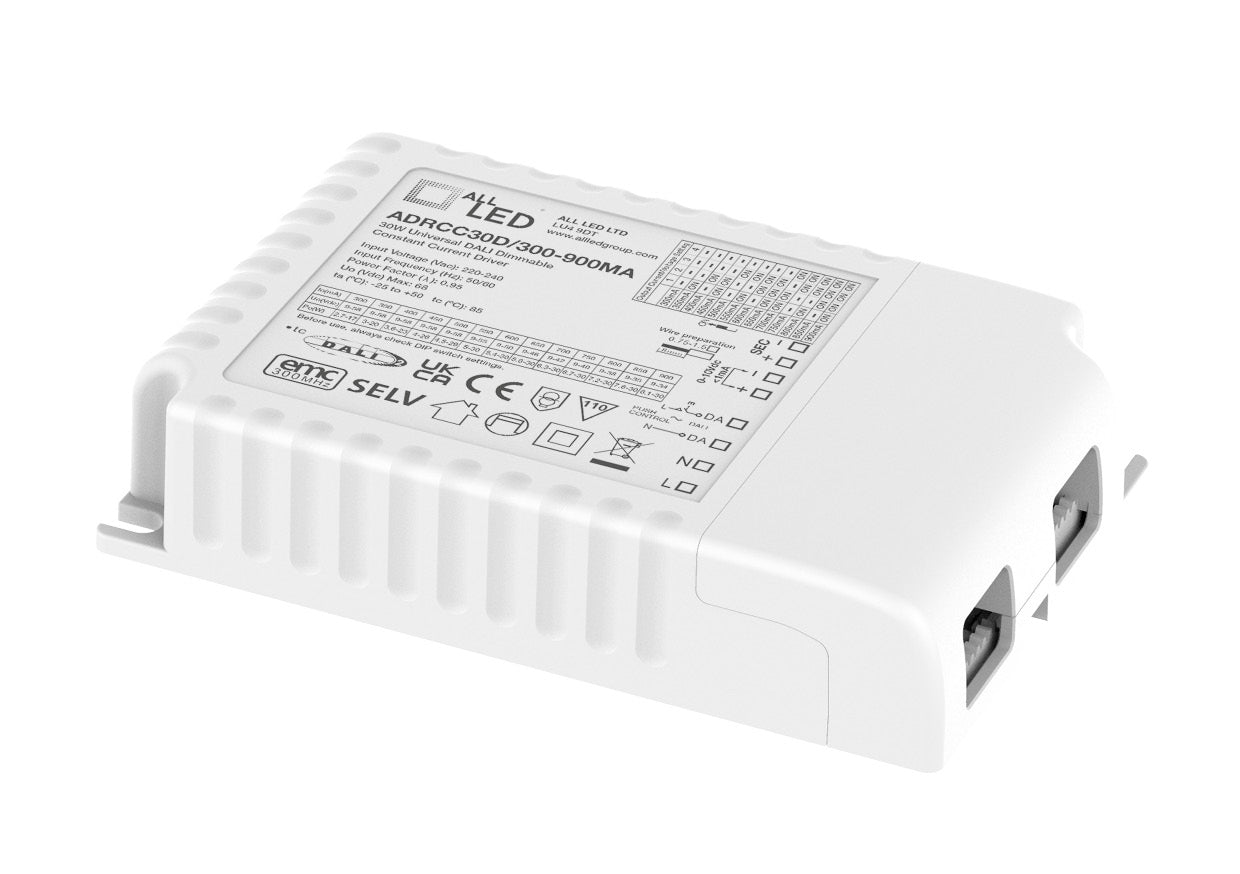 UNIDRIVE-CC 30W DALI & 1-10V Constant Current Driver