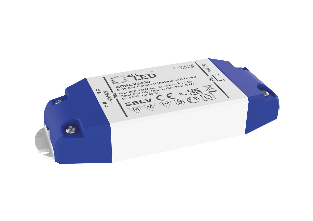 Drive24 24V DC Constant Voltage LED Drivers 30W