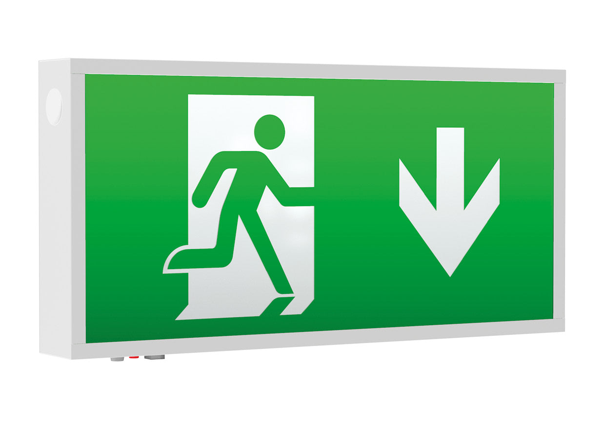 BrightGuard MT 1W Steel Exit Sign