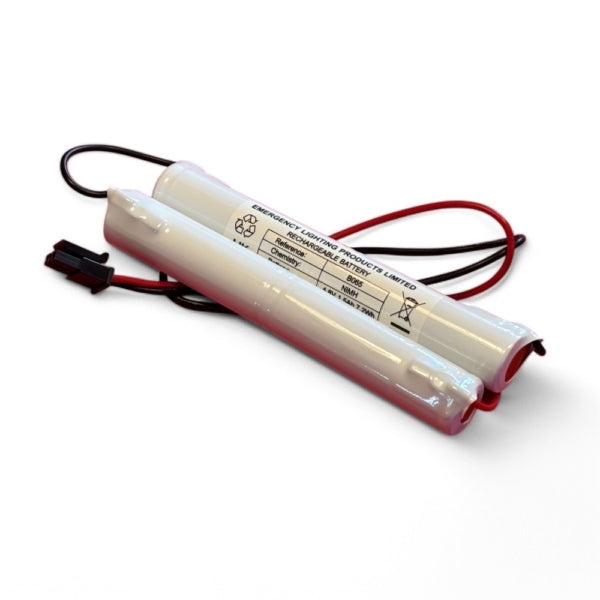 B065 4 CELL (2+2) 4.8V 1.5AH NI-MH AA CELL DUAL INLINE BATTERY