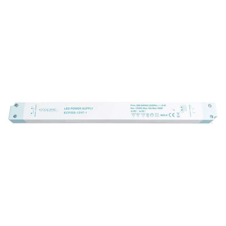 ECP200-VF-1 Series Slimline 200W 12v or 24V please select