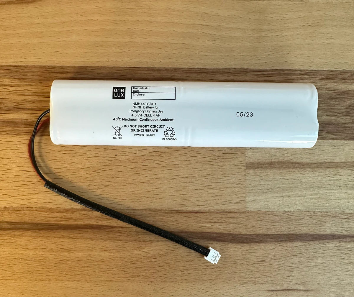 Same as the One Lux NMH44TS/JST 4.8V 4.0Ah NI-MH C014F/BC002R Connector