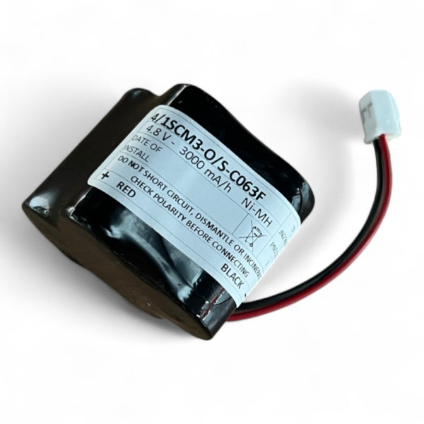4/1SCM3-OS-C063F 4.8V 3Ah Ni-MH Off Set with C063F connector Sub C