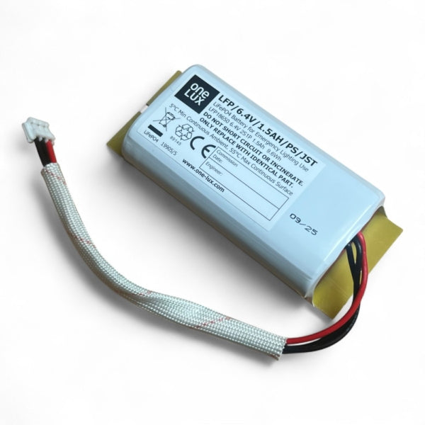 One LUX LFP/6.4V/1.5AH/PS/JST – 6.4V 1.5AH LIPO4 BATTERY PACK