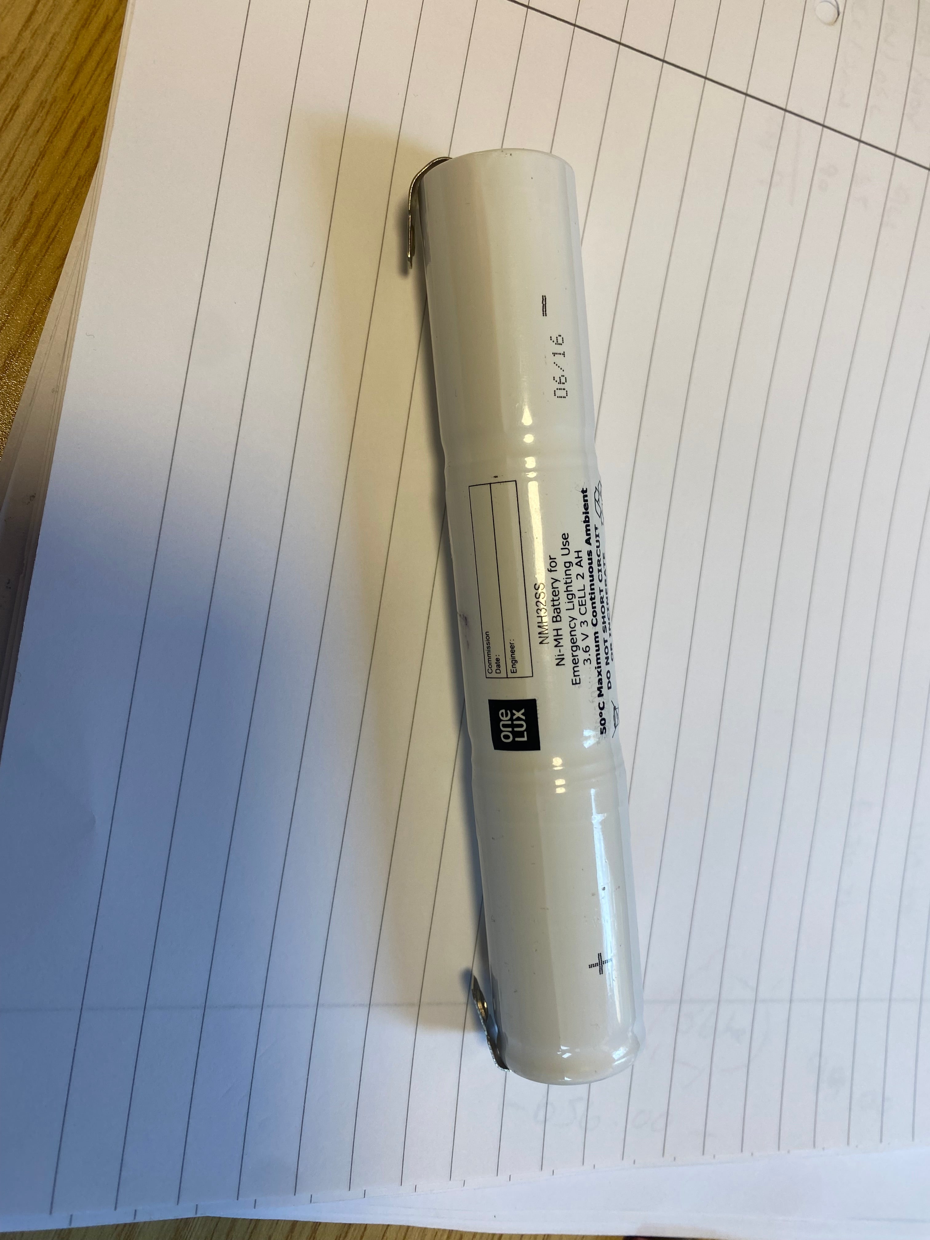 3/1SCM3-B-FO 3.6V3.0Ah Ni-MH Fast On