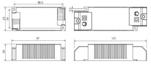 LC43MINI-CC-300-1050 with or without covered terminals , Please Select