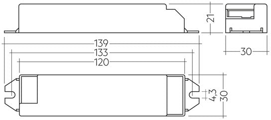 EM powerLED PRO FX NFC LiFePO4 1 – 2 W Please select wattage required