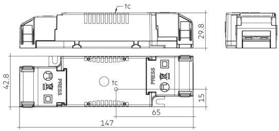 Driver LC 17W 250-400mA flexC SR SNC4