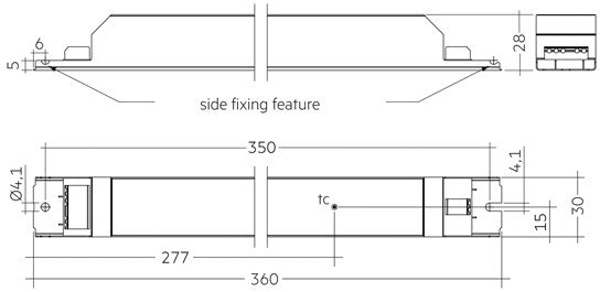 Driver LC 150W 200–1050mA sl EXC 28001698