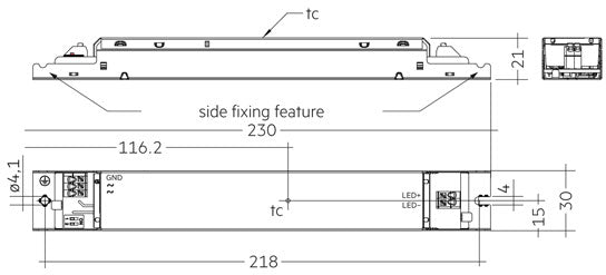 Driver LC 50W 200-350mA flexCC lp SNC3