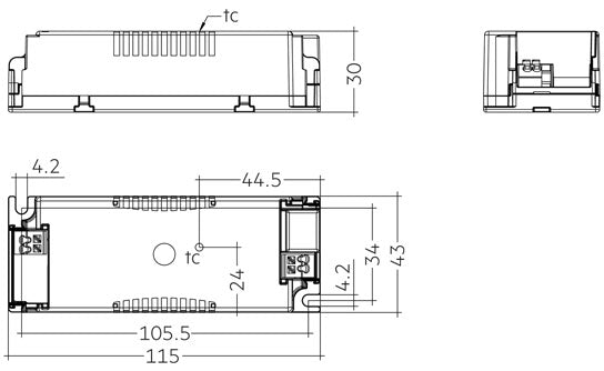 Driver LC 50W 1200mA fixC SC SNC2 Compact drivers