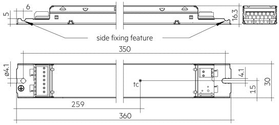 Driver LC 90W 200–800mA 230V o4a NFC h16 EXC4