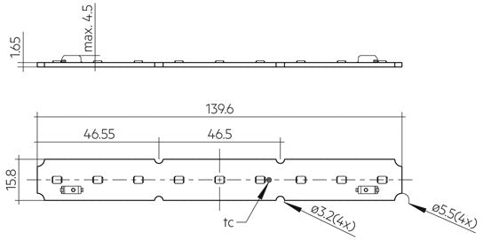 LLE 16x140mm 650lm 927 HV ADV6