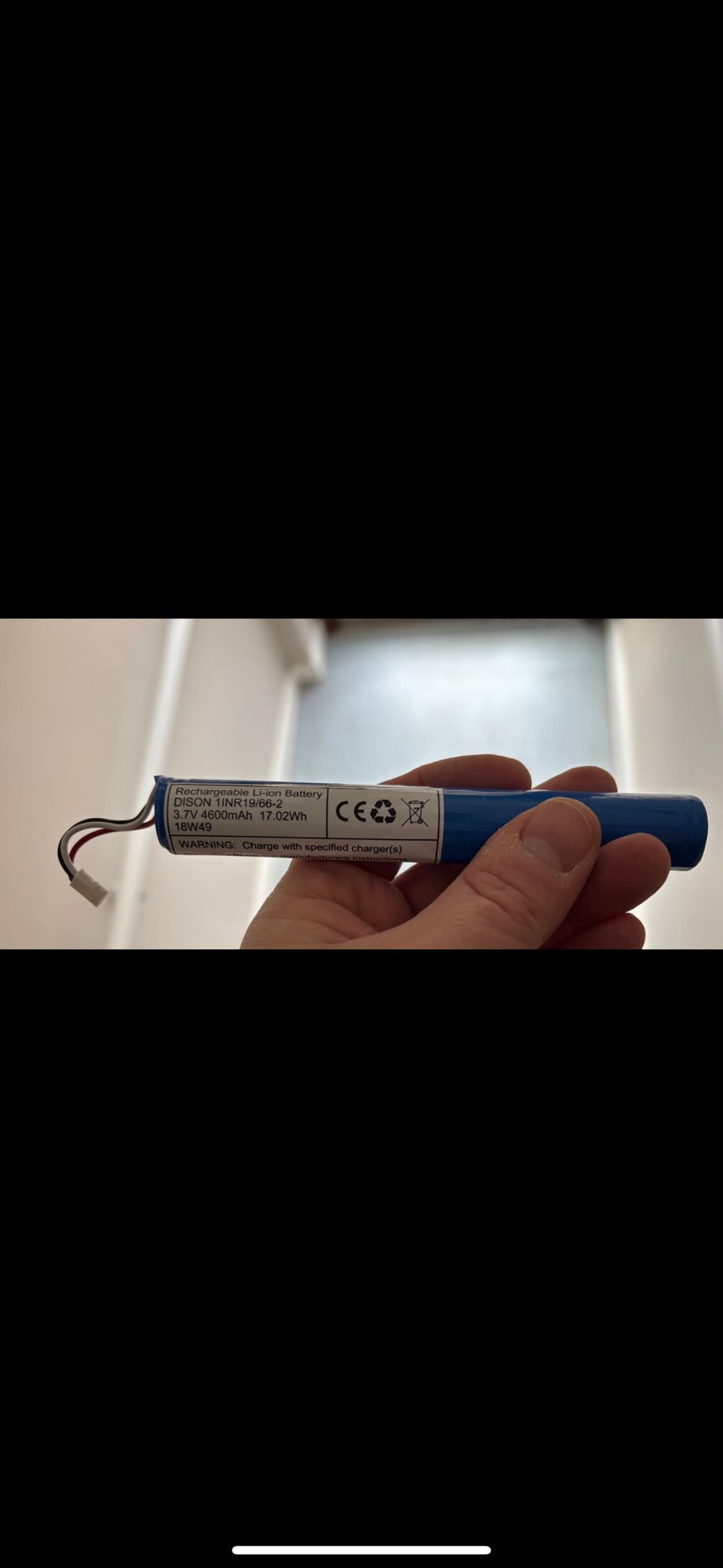 3.7V 4600Ma ( ours 5ah ) AKA Dison 1INR19/66-2