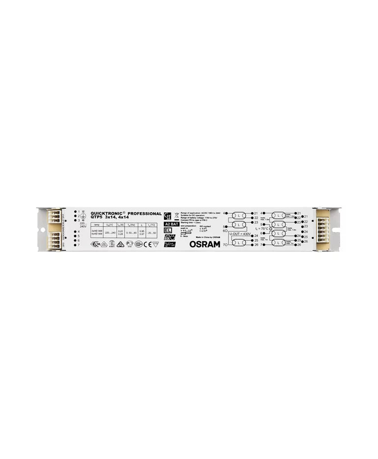 LEDVANCE/OSRAM - QTP5314-OS 3/4X 14w T5 High Frequency 220-240v