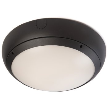 Ansell Lighting AVILED/HP/GR/MWS/M3 Vision HP 31W 4000K Graphite LED Bulkhead - Microwave Sensor, Emergency
