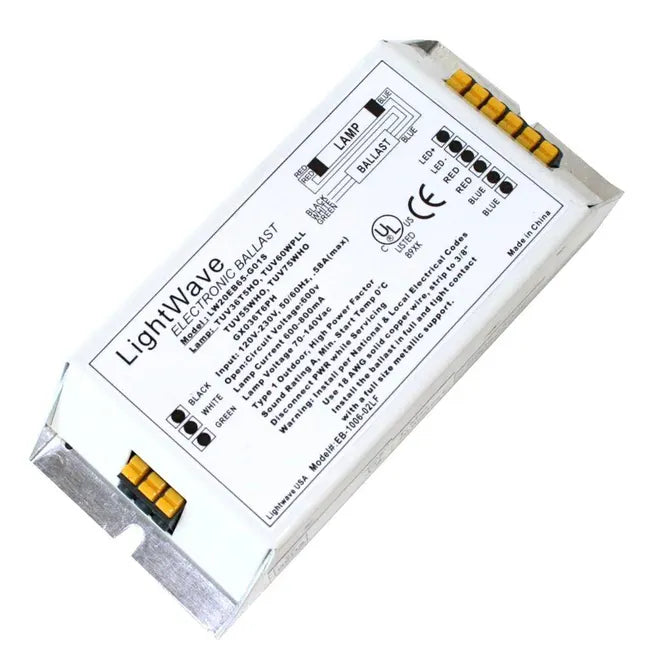 LW20EB65-01 TUV Electronic Ballast 36/55/60/75w ECG-OLD SITE The Lamp Company - Easy Control Gear