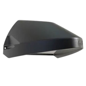 Ansell Lighting AWOLF/MINI/BLK/MWS/DM3 Wolf Mini Multi-Wattage CCT Selectable Black LED Wallpack - DALI Dimmable, Microwave Sensor, Emergency