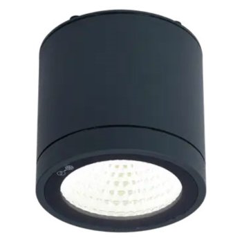 Ansell Lighting AFUR/1/GR Furia DC 10W 3000K Graphite Surface Mounted LED Downlight