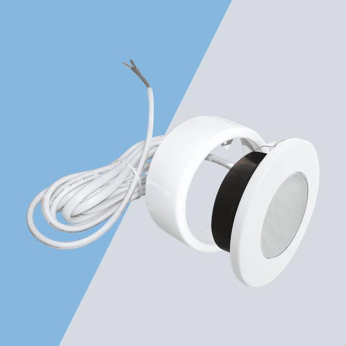LED 1.7W surface / recessed cabinet downlight CLEDCIRWH