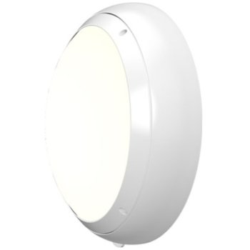 Ansell Lighting AVIMLED/W/PIR Vision Mini 9W 4000K White LED Bulkhead - PIR Sensor