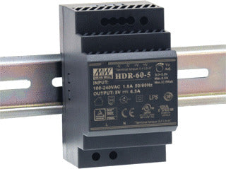 Mean Well HDR-60-24 Universal Power Supply 2.5A 24V