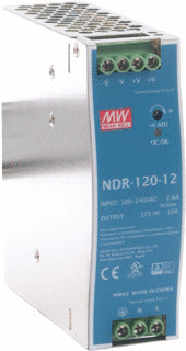 Mean Well NDR-120-12 NDR Universal Power Supply 10A 12V