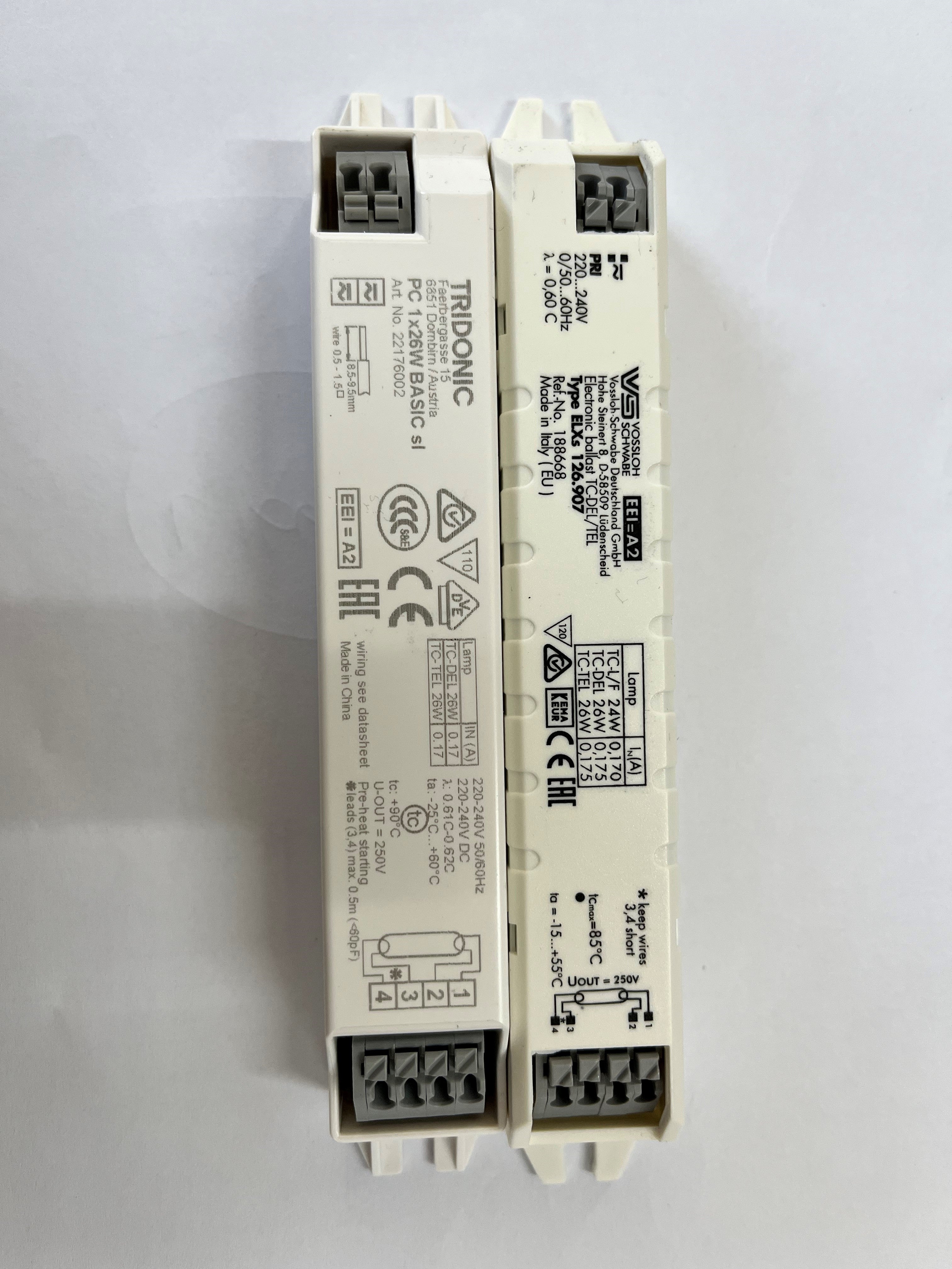 Tridonic PC 1x26W Basic Slimline 22176002