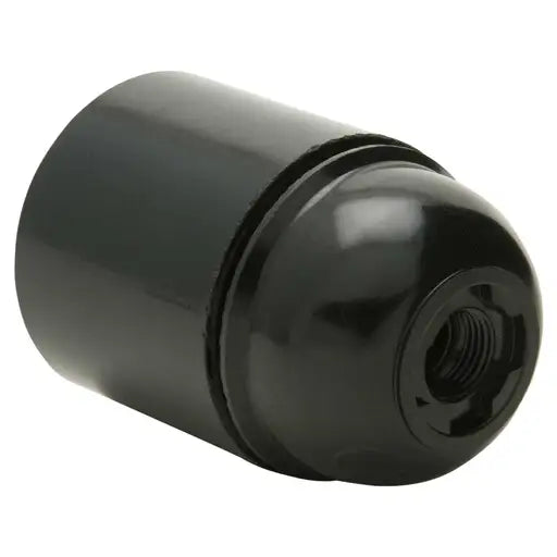Jeani Edison Screw ES E27 10mm Entry Plastic L/Holder Black A41