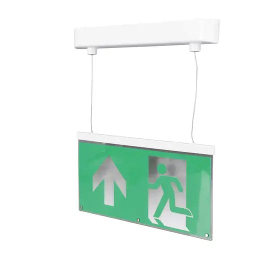 Xcite 2W LED Emergency Droplight with Up Arrow Legend