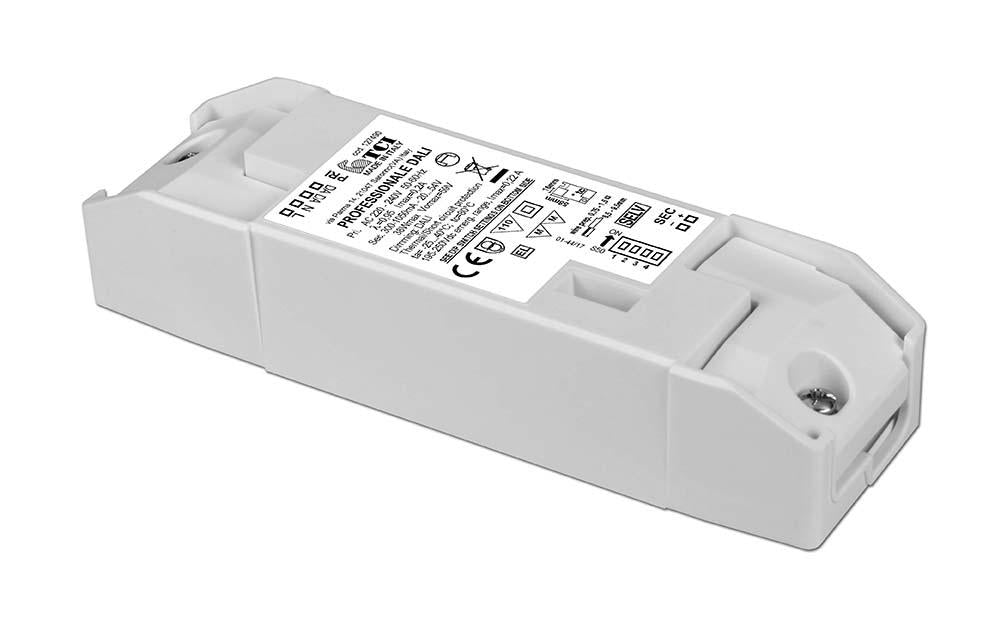 TCI 127490 - TCI PROFESSIONALE 38W LED Driver DALI dimmable, Multi Current 300-1050Ma DALI Dimmable LED Drivers TCI - Easy Control Gear