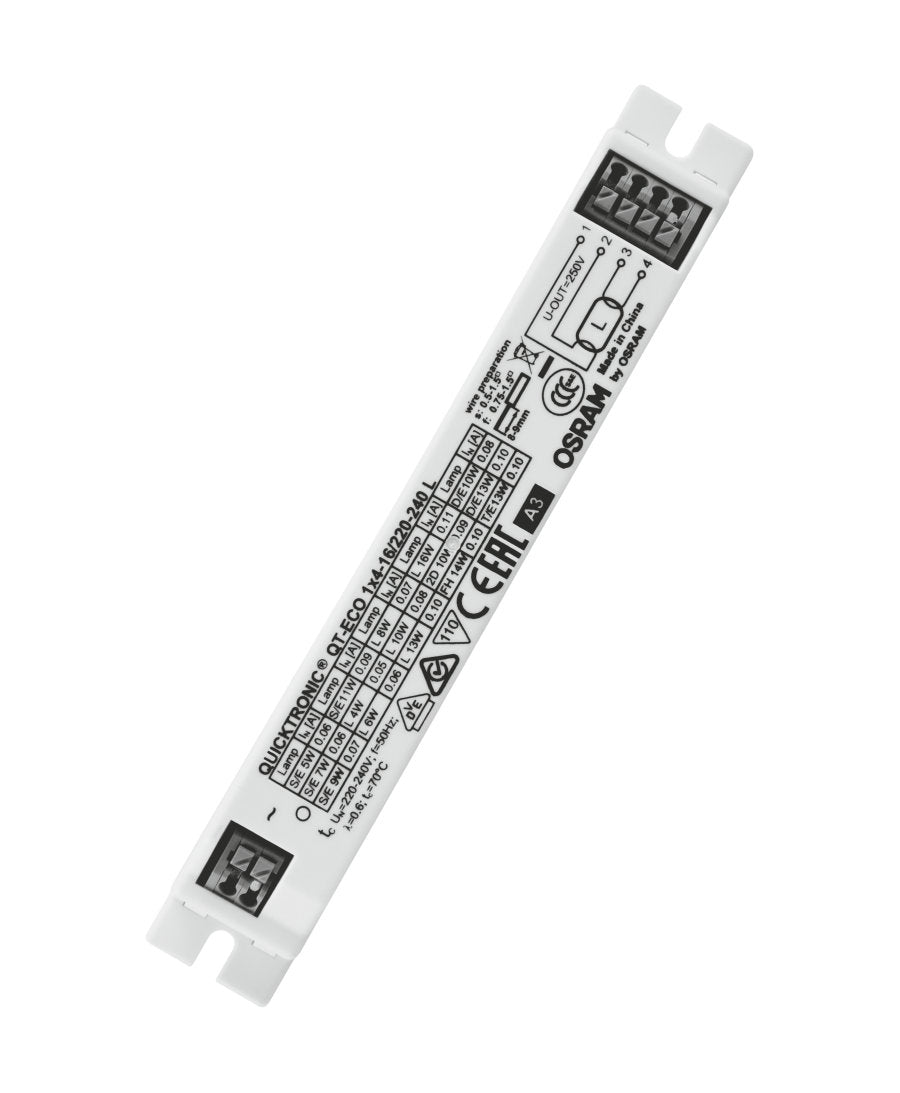 Osram QT-ECO 1x4-16/220-240 L QUICKTRONIC ECONOMIC | ECG for FL 7 mm and CFL Osram QT Ballasts Osram - Easy Control Gear