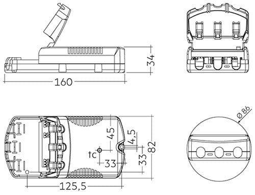 Driver LC 42W 700/900/1050mA flexC SR ADV advanced series 28002497 Tridonic LED Drivers Tridonic - Easy Control Gear