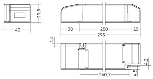 Driver LC 100W 24V bDW SC PRE2 premium series 24 V – dimmable (IP20) BasicDIM Wireless Tridonic - Easy Control Gear