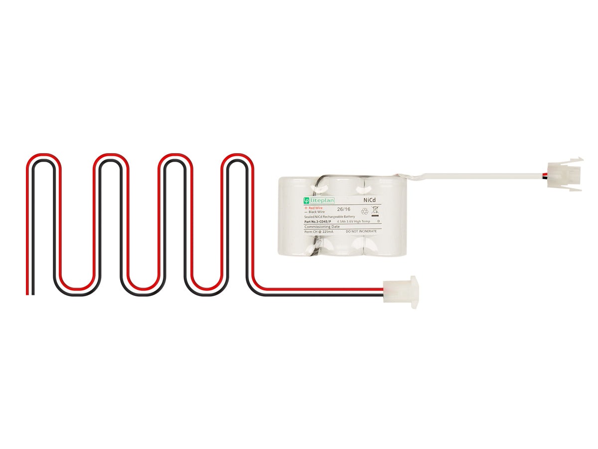 Liteplan Nickel Cadmium (NiCd) Batteries Emergency Batteries LITEPLAN - Easy Control Gear