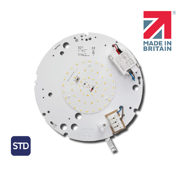 Duxford Gear Tray Tri-Colour 16W ( ~ 28W 2D ) Emergency / Standard /Motion Sensor Emergency Gear trays Net Led - Easy Control Gear