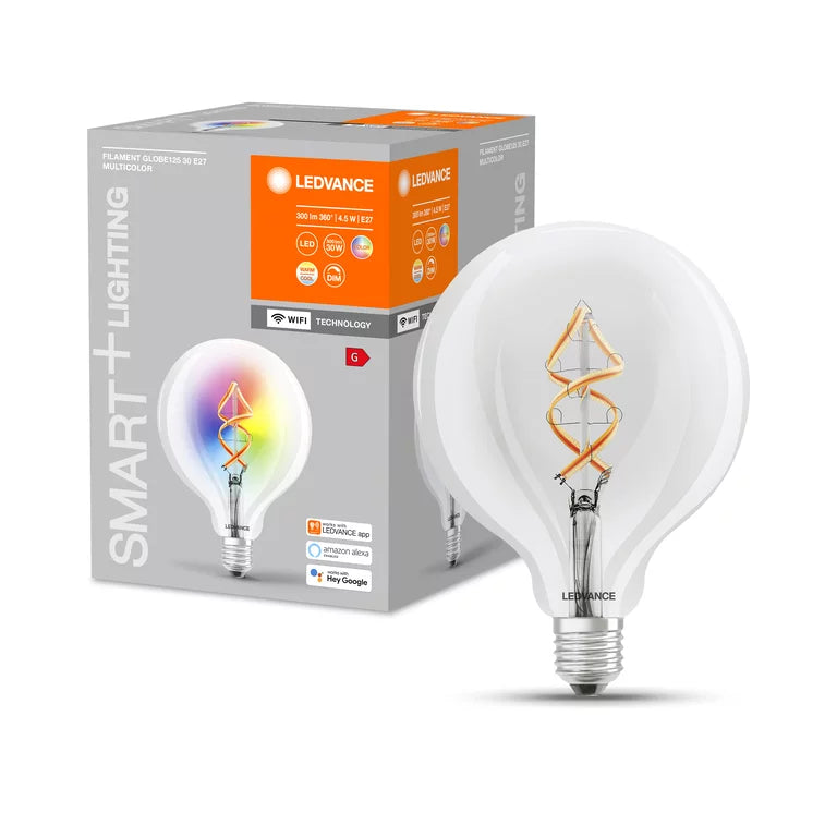 SMART+ WIFI FILAMENT GLOBE RGBW 95mm smart bulbs LEDVANCE/OSRAM - Easy Control Gear